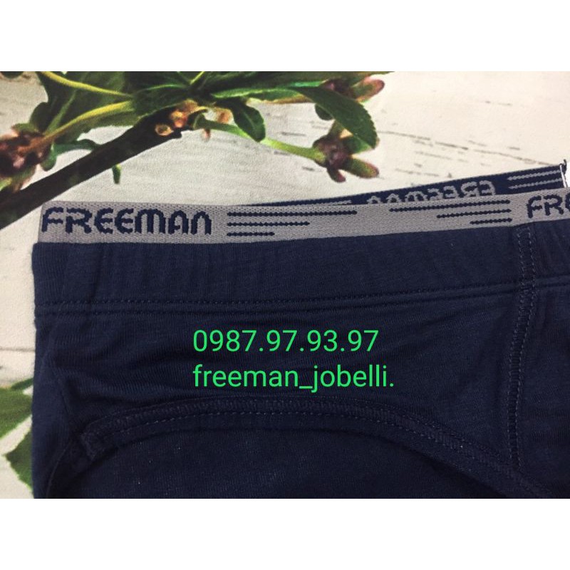 Quần lót cotton lụa 2 lưng Freeman 6043 siêu mát lạnh,kháng khuẩn