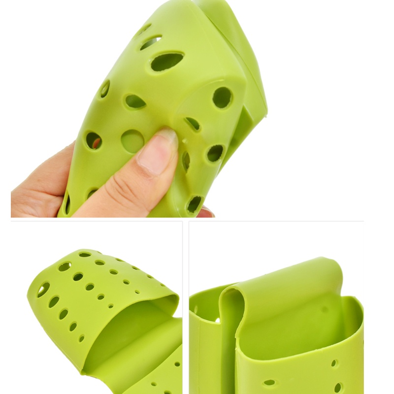 Giỏ Silicone Treo Bồn Rửa Chén Đựng Mút Rửa Chén