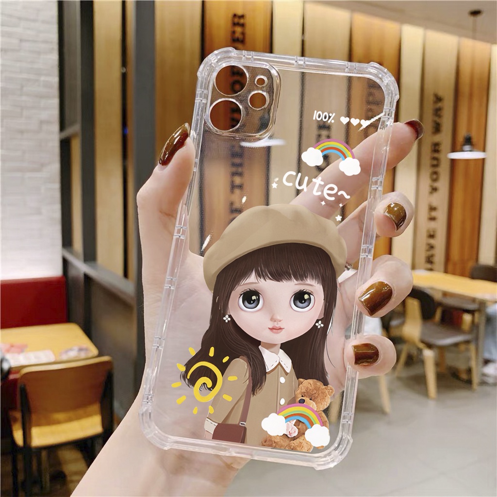 Ốp lưng iphone hot girl 2 cute chống sốc trong suốt case 14plus 14 pro max 13 12 promax 11 mini 6 6s 7 8 plus x xr xs Se