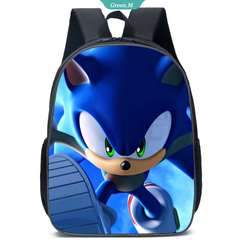 Ba Lô Kích Thước 16 Inch In Hình Sonic Dễ Thương Cho Bé Trai Và Gái