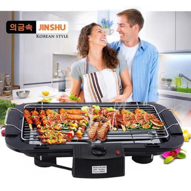 Bếp Nướng Điện Không Khói BBQ Hàn Quốc – bếp nướng loại dài cao cấp tiện dụng thỏa sức mang theo du lịch