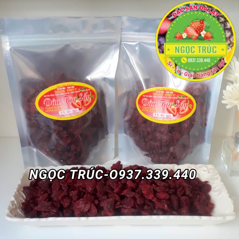 DÂU TÂY SẤY DẺO KHÔNG ĐƯỜNG SIÊU NGON_ ĐẶC SẢN ĐÀ LẠT-500G | BigBuy360 - bigbuy360.vn