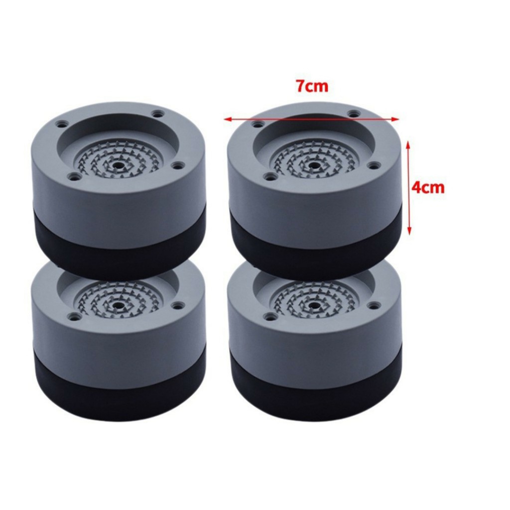 BỘ 4 Chiếc CHỐNG RUNG, CHỐNG ỒN MÁY GIẶT hiệu quả cho máy giặt, bàn ghế