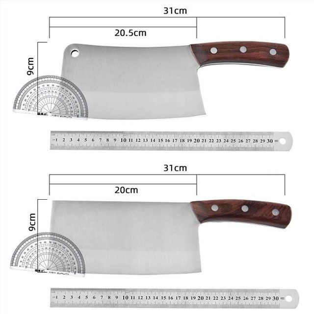 Dao Nhật Chính Hãng Seki Cao Cấp 30cm - Dao Thái Thịt Chặt Xương Bằng Thép Siêu Cứng Bền 20 Năm - XiMart