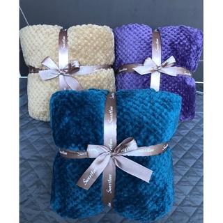 🔆❣️🔆 Chăn lông Tuyết màu trơn lưới 1,6m x 2,2m