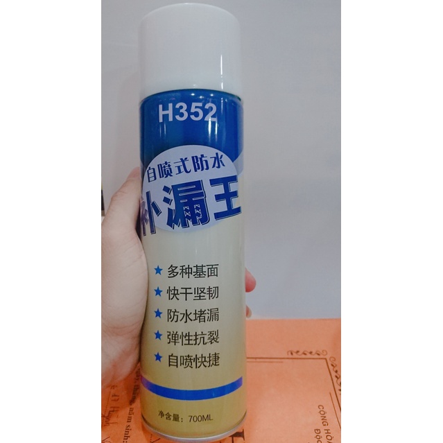 [XÃ KHO] SƠN XỊT CHỐNG THẤM, CHỐNG DỘT ĐA NĂNG WATERPROOF 450ml [HCM]