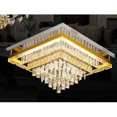 Đèn Mân  Ốp Trần Phòng Khách Vuông DAK kích thước 600x600 mm-BẢO HÀNH 24 tháng-TẶNG kèm điều khiển từ xa