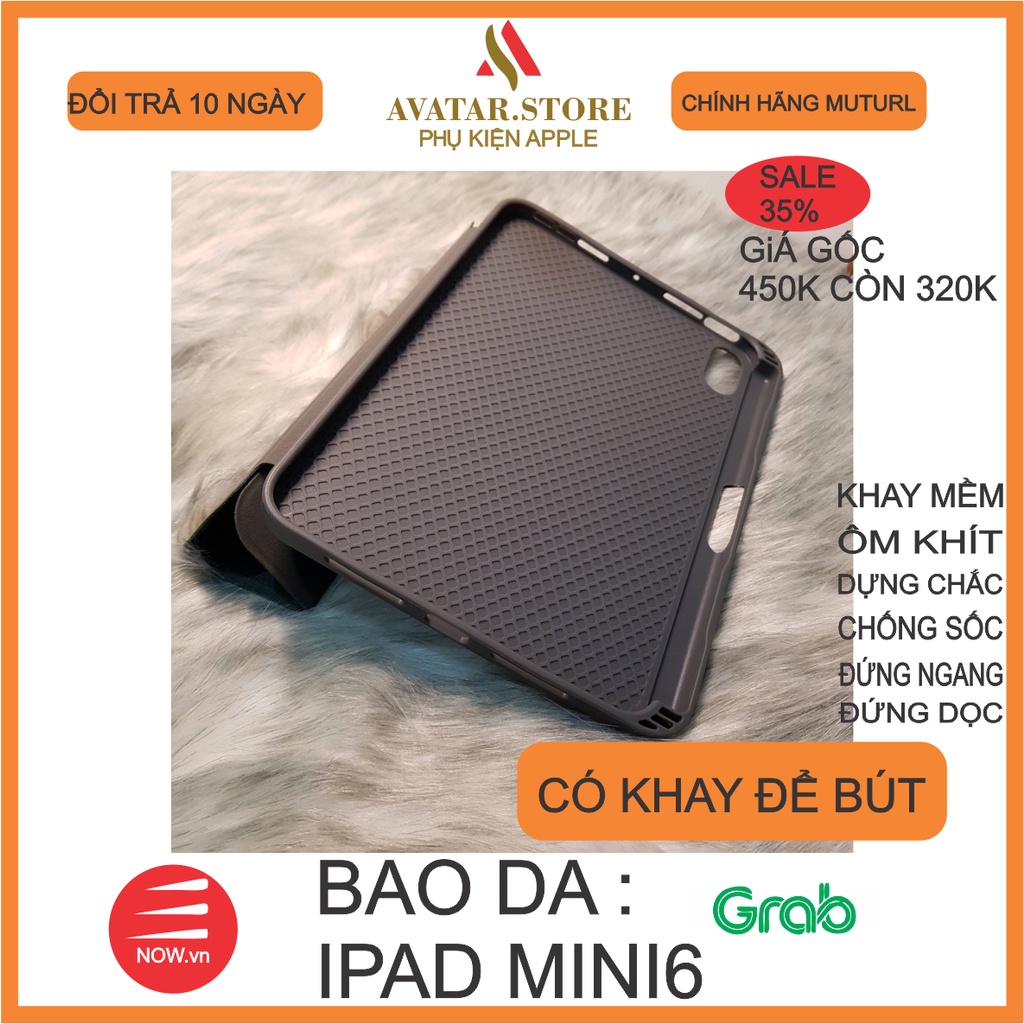 Bao da ipad Mutural Yashi cho iPad Pro 11/12.9" ,Case iPad Air 1/2/3/4,Min