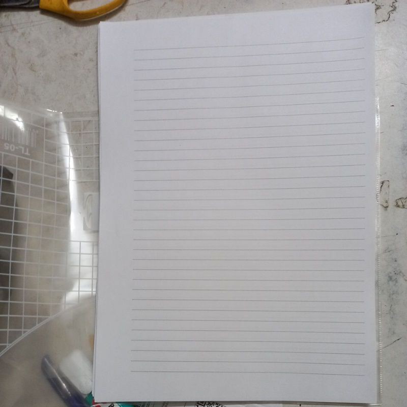 Giấy kẻ ngang A4