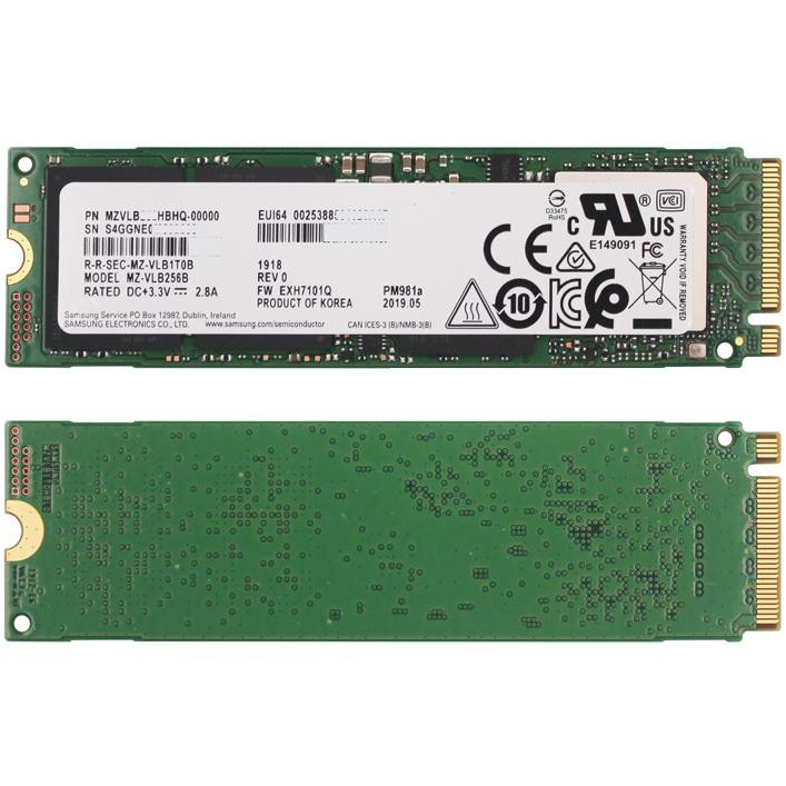 Ổ cứng SSD M2-PCIe 1TB Samsung PM981a NVMe 2280 (OEM Samsung 970 EVO Plus)