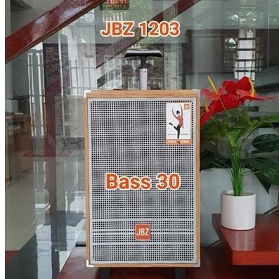 Loa kéo karaoke di động JBZ 1203 bas 3 tấc Loa kéo bluetooth di động karaoke gia đình, hát đường phố nhỏ gọn tiện lợi