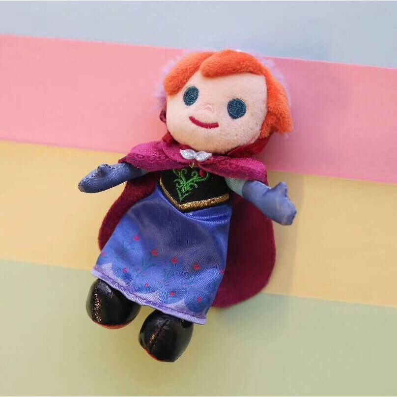 Đồ chơi nhồi bông Hình Công Chúa Elsa Anna 14cm Mềm Mại