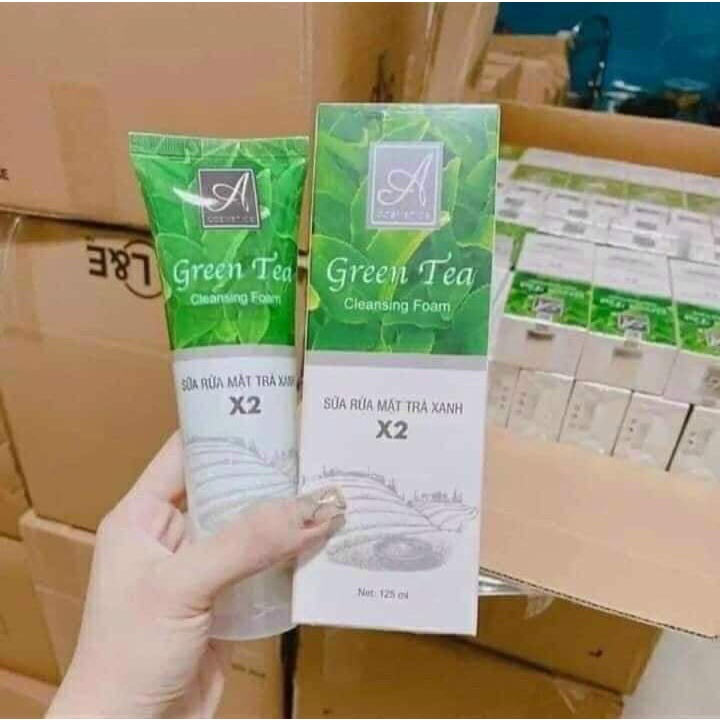 Sữa Rửa Mặt Trà Xanh X2 A Cosmetics - Mỹ Phẩm Phương Anh 125ML