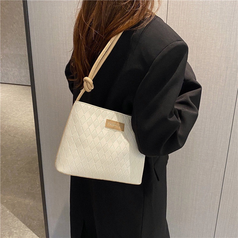 Túi xách nữ công sở túi tote da dày màu sắc basic túi đeo vai bản to đi chơi đi làm