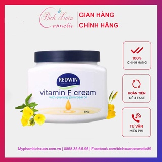 Kem dưỡng ẩm Vitamin E Úc Redwin cream, kem dưỡng thể giúp cho da mịn màng không bị khô nẻ 300g