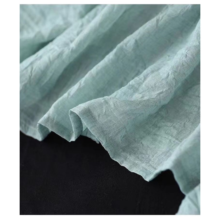 Đầm Dài Không Tay Chất Liệu Cotton Lanh Dáng Rộng Thời Trang Mùa Hè Dành Cho Nữ
