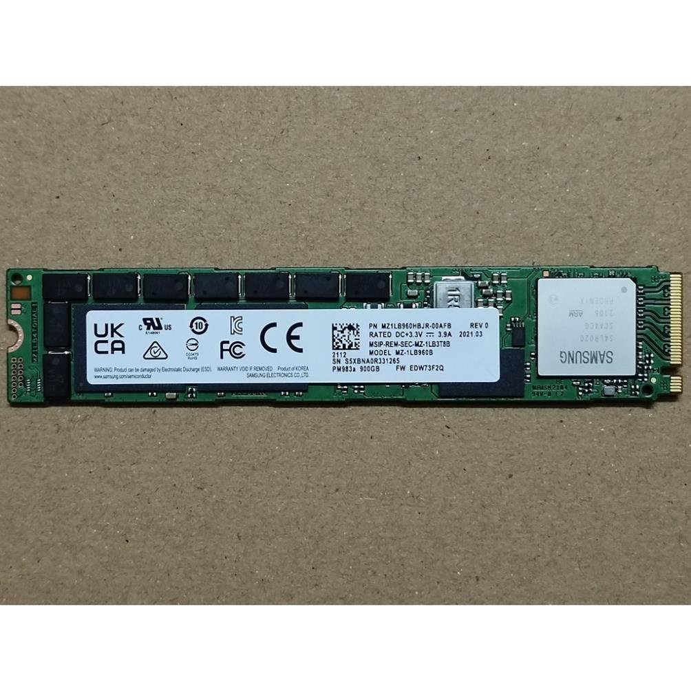 LkMT- Ổ Cứng SSD 900GB 1.92TB 3.84TB Samsung PM983a Enterprise NVMe M2 PCIe Gen 3 x4 22110 (MZ1LB960B MZ1LB9T80) | WebRaoVat - webraovat.net.vn