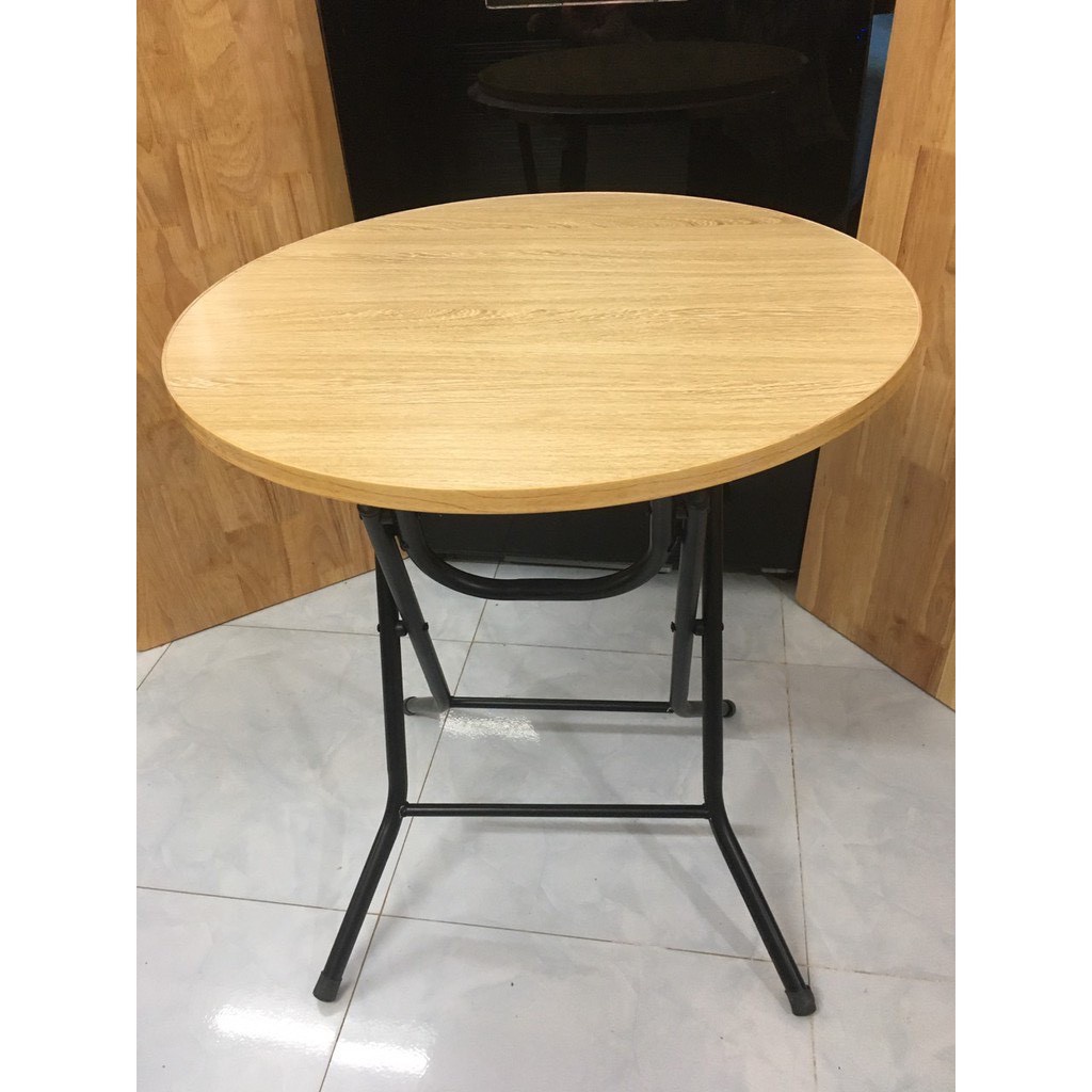 Bàn cà phê 𝐅𝐑𝐄𝐄 𝐒𝐇𝐈𝐏 bàn gấp gọn tiện dụng tròn 60 cao 72 cm