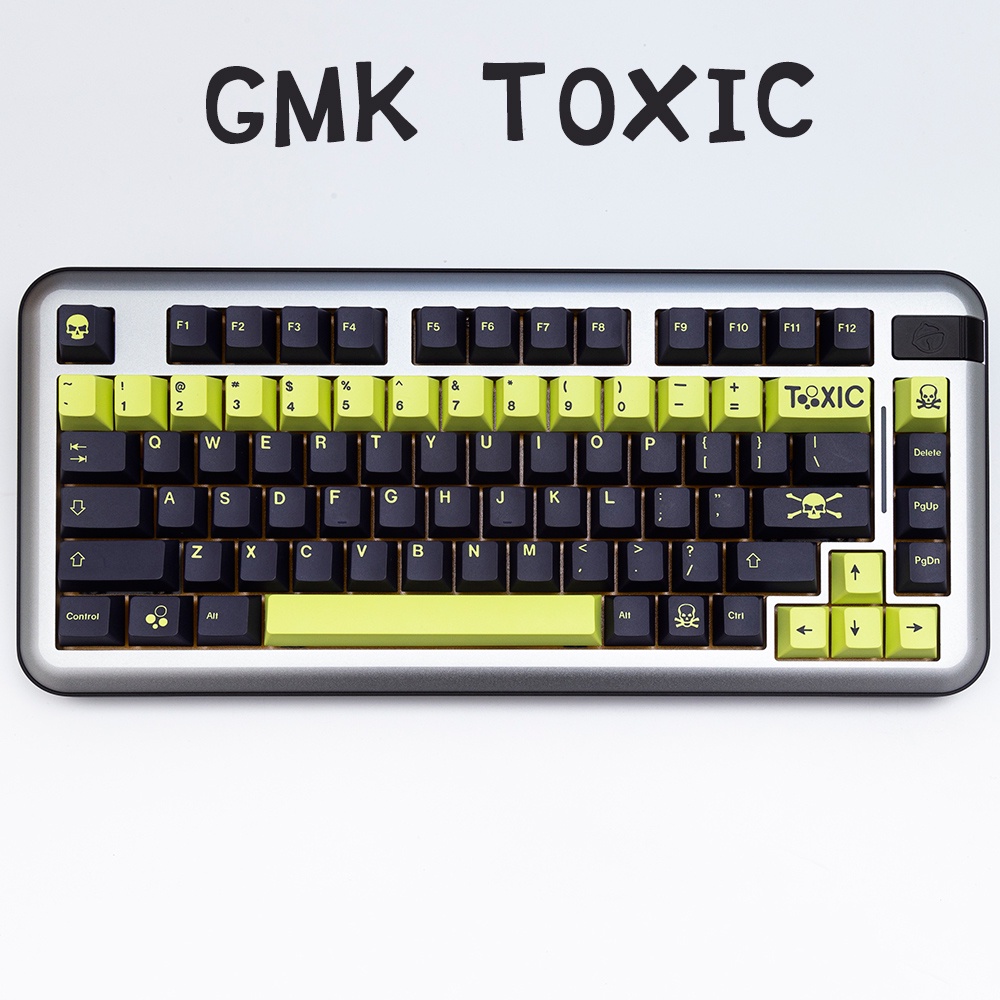 GMK Toxic keycaps cherry  profile Dye-Sublimation   PBT keycap 141keys