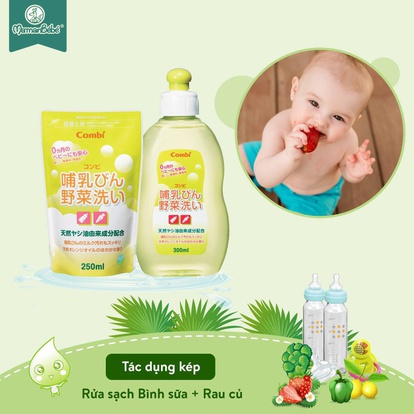 Nước rửa bình chai tặng túi combi chính hãng nhập khẩu nhật bản - ảnh sản phẩm 3