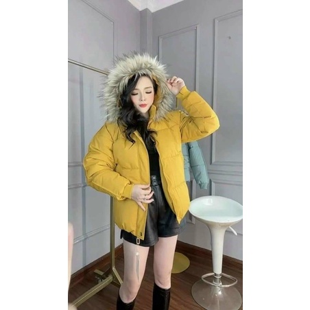 Áo Khoác Phao Nữ Ulzzang Hàn Quốc