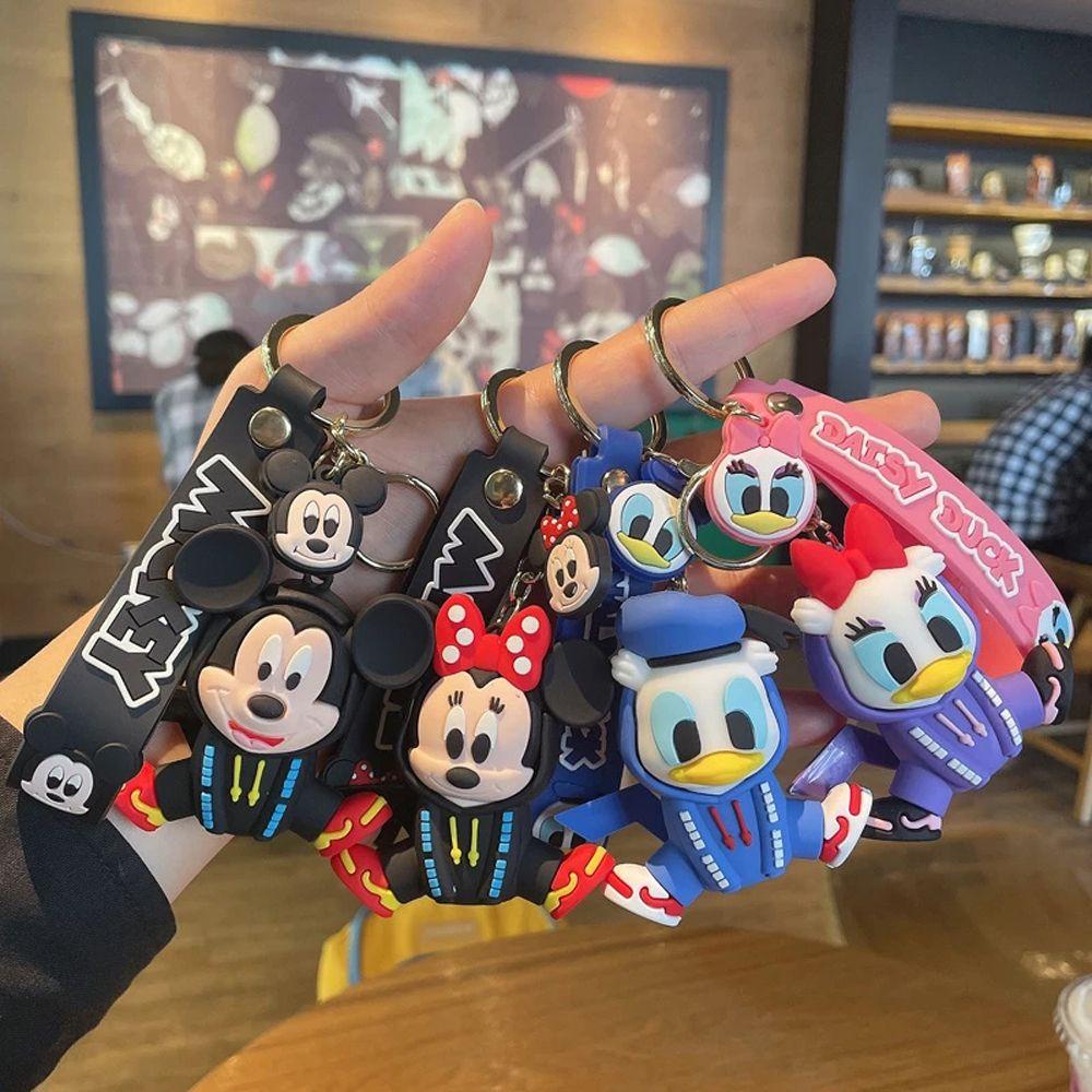 LANFY Móc Khóa Hình Chuột Mickey Stitch Dễ Thương