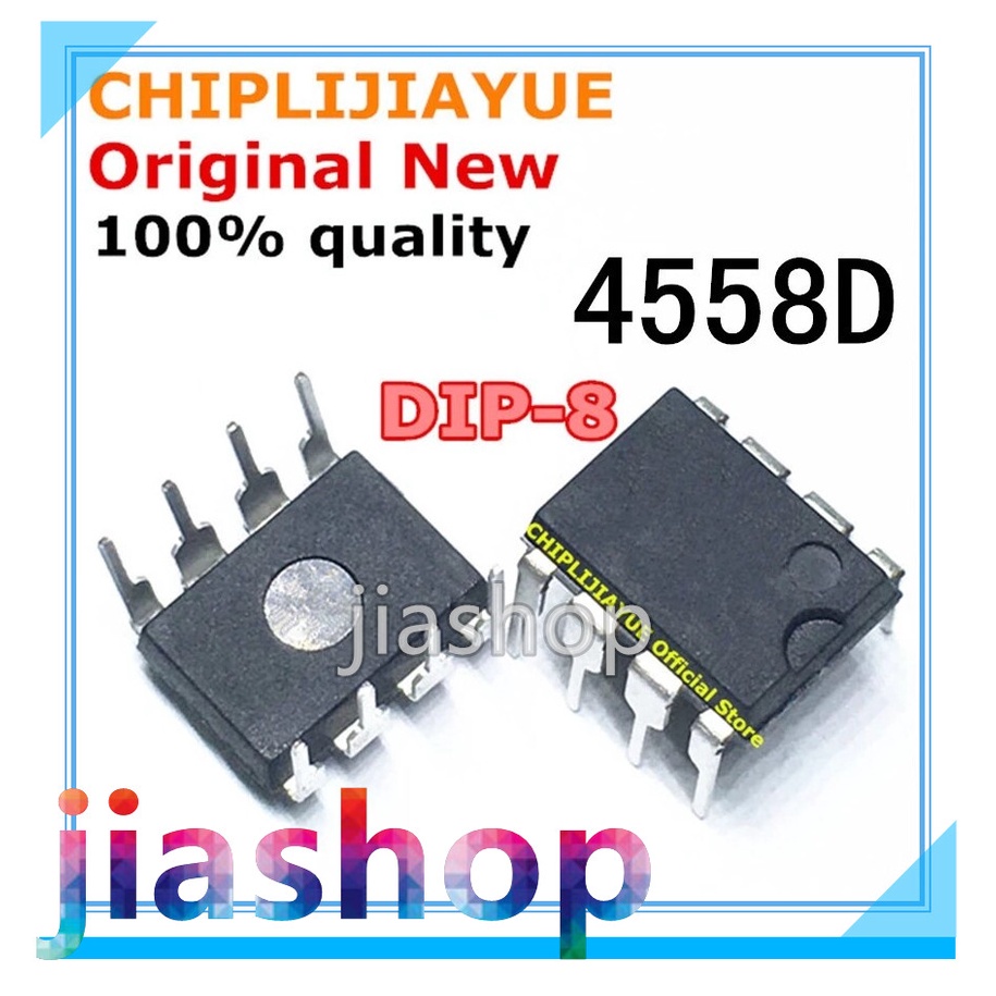 DIP8 10 CÁI RC4558P 4558D JRC4558D DIP RC4558 4558 DIP-8 và IC Chipset pxa4 -8