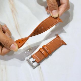 Dây đeo Apple Watch da mix cao su