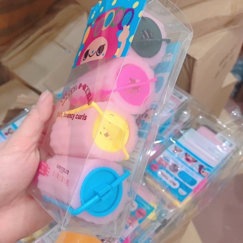 Sỉ 5 túi lô mút gọng lượn sóng nhiều màu loại size to