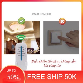 Công tắc điều khiển từ xa 2 cổng dùng sóng RF 2 cổng