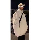 Áo phao unisex HDROADNO 2 màu trắng đen size từ M-5XL