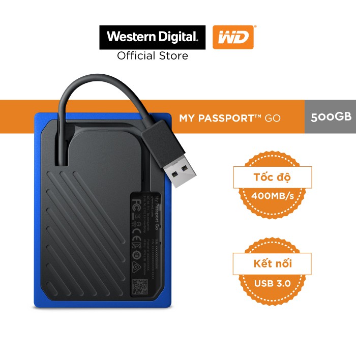  Ổ cứng WD My Passport Go 500GB