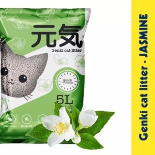 Cát vệ sinh cho Mèo Genki Nhật Bản  5 l ( 3,7 kg ) . Date mới