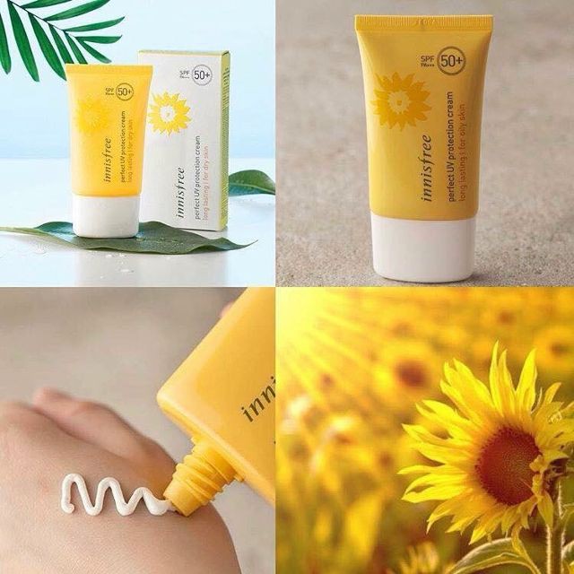 Kem Chống Nắng Innisfre Perfect UV Protection Cream Long Lasting For Dry Skin SPF50 PA+++ 50ml