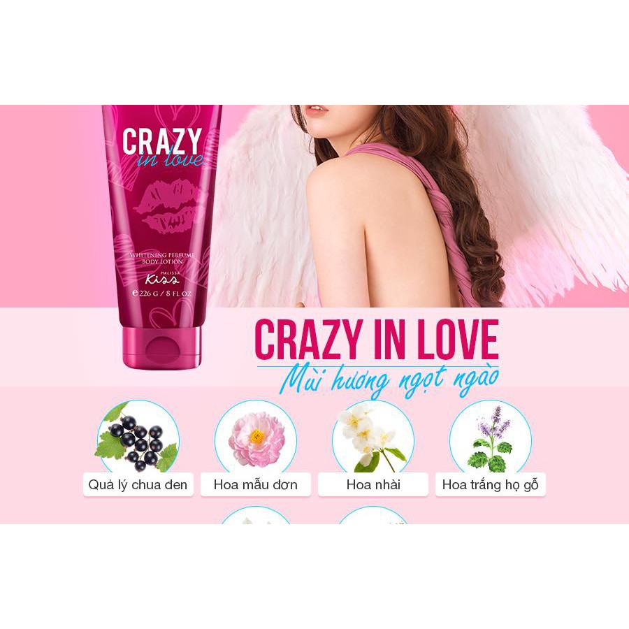 Dưỡng thể Hương Nước Hoa Malissa Kiss