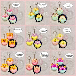 Squishy Donut thú chất indo kèm hộp dễ thương