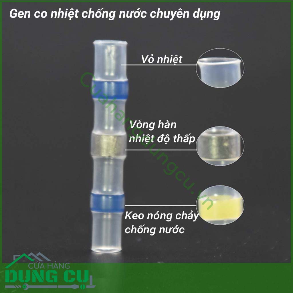 50 Gen co nhiệt chống nước bọc nối dây điện