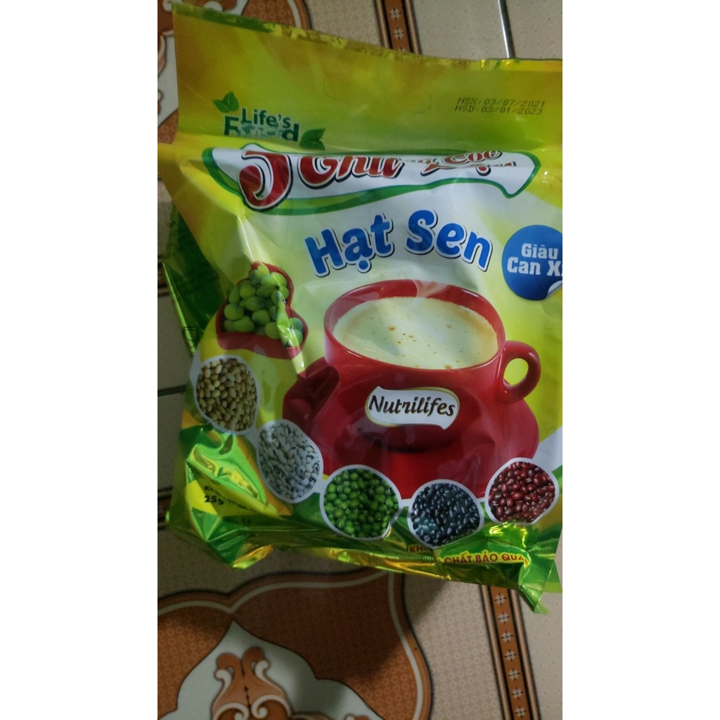 Bột Ngũ Cốc 5 Thứ Đậu Hạt Sen Life’s Food 400g