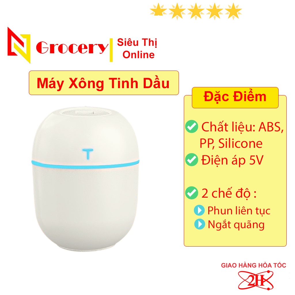 SALE Sập Sàn Máy Xông Tinh Dầu Mini Phun Sương Khuếch Tán Tinh Dầu Tỏa Hương Thơm Dùng Cho Phòng Ngủ Và Trong Xe Hơi