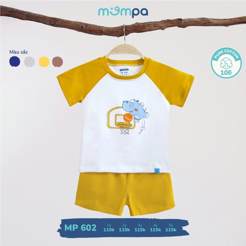 [MOMPA] Bộ cộc tay vải cotton mã 602