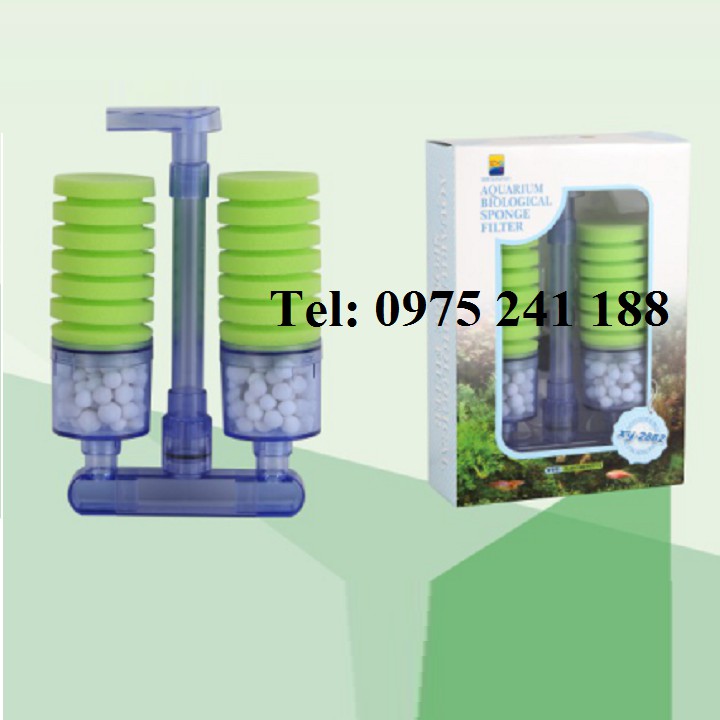 Lọc bể cá XY-2882 đã bao gồm cả hộp lọc, bông lọc, sứ lọc, sản phẩm đạt giải thiết kế độc đáo