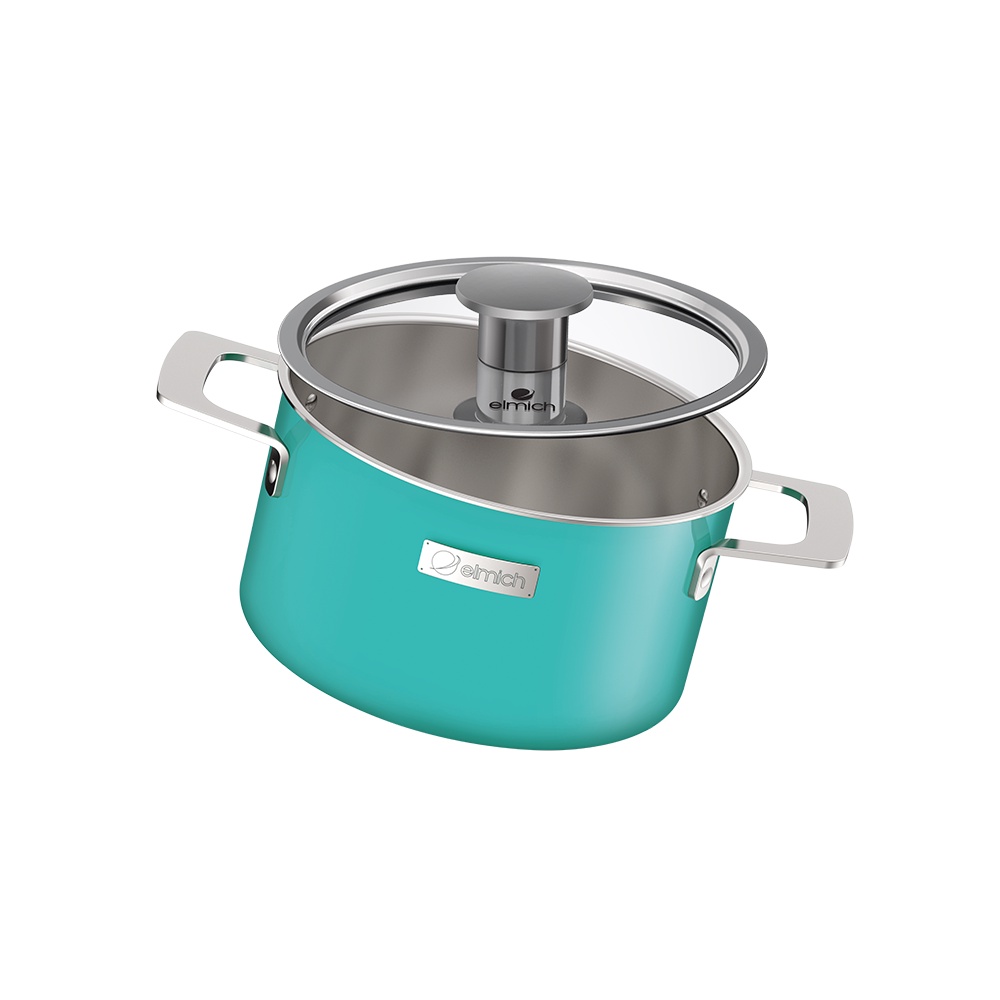 Nồi inox liền khối Elmich Hera size 16cm