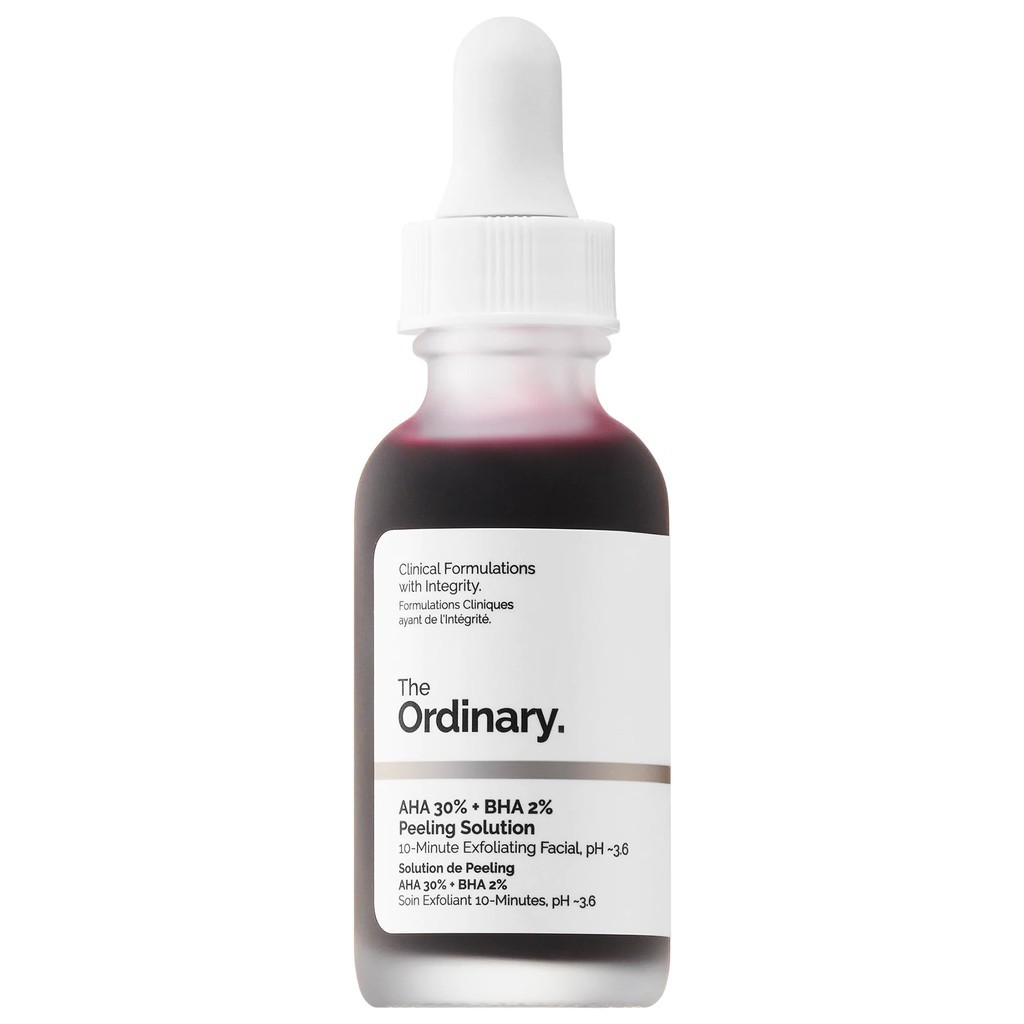 Tẩy tế bào chết hoá học The Ordinary AHA 30% + BHA 2% Peeling Solution