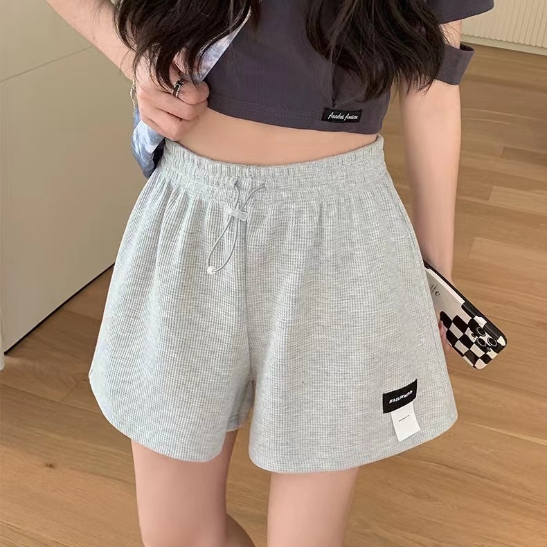 Quần ngắn ống rộng Trọng Lượng Nhẹ Thời Trang Mùa Hè 2022 Phong Cách Hàn Quốc Cho Nữ