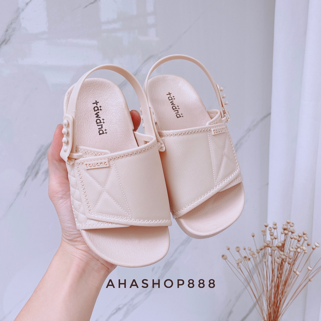 Sandal Quai Hậu Nhựa Dẻo 2 Trong 1 Đi Được 2 Kiểu Cho Bé Trai Bé Gái K123