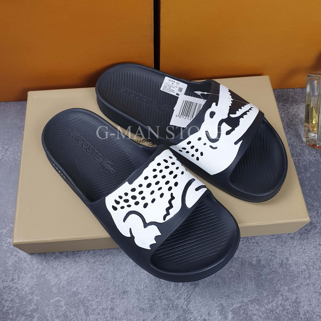 Dép đúc nam cá sấu há miệng, Dép quai ngang nam nữ Lacos.tee mang êm chân thời trang cao cấp G-Man