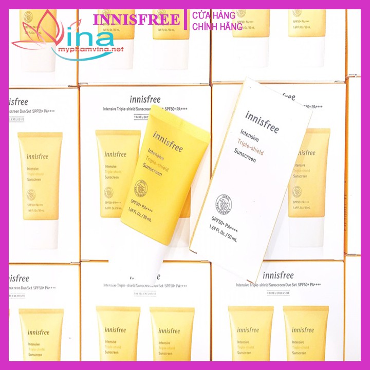 Kem chống nắng hàng ngày Innisfree Intensive Triple Shield Sunscreen SPF50+ PA++++