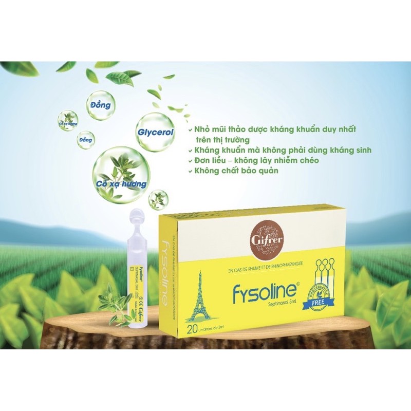 NƯỚC MUỐI VÀNG  FYSOLINE CHÍNH HÃNG