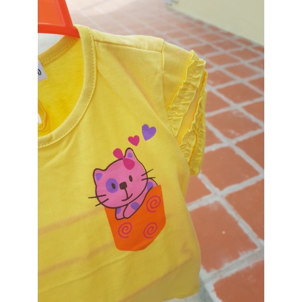 Xả kho áo cotton QC size nhí cho bé gái