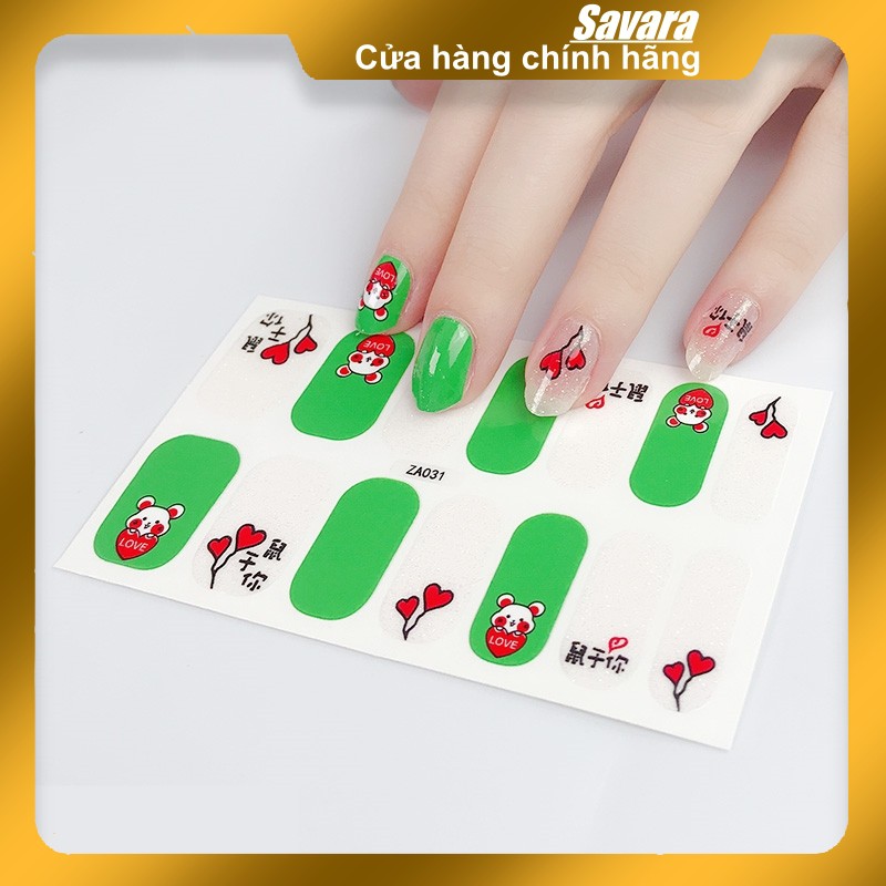 Hình dán móng 14 miếng Z/A031